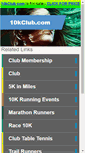 Mobile Screenshot of 10kclub.com